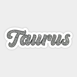 Taurus Glitter Sticker